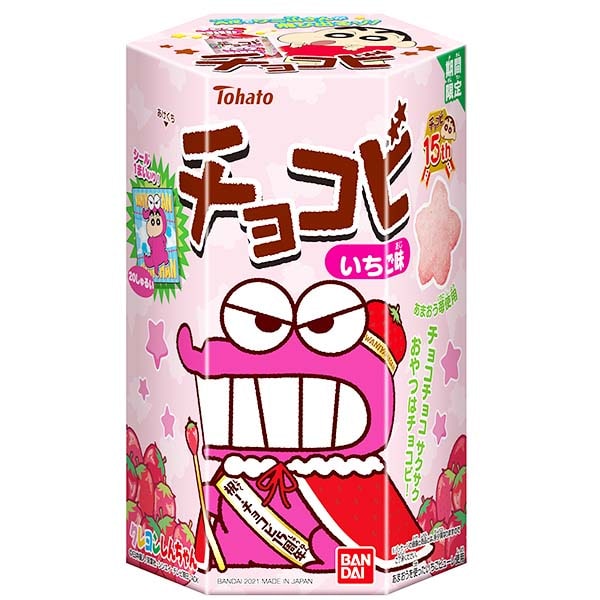 Chocobi Snack di Mais alla Fragola 18g, Tohato