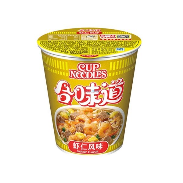 Cup noodles istantaneo al gusto Gamberetti 74g, Nissin SCADENZA 6 DICEMBRE 2023