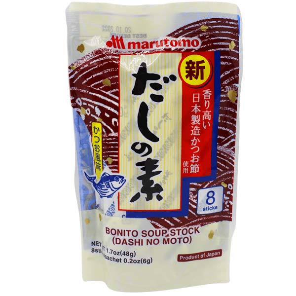 Preparato Dashi No Moto per Zuppe 48g(8 Pezzi), Marutomo
