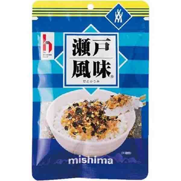 Furikake fiocchi di bonito e condimento di riso all'uovo essiccato 40g, Mishima