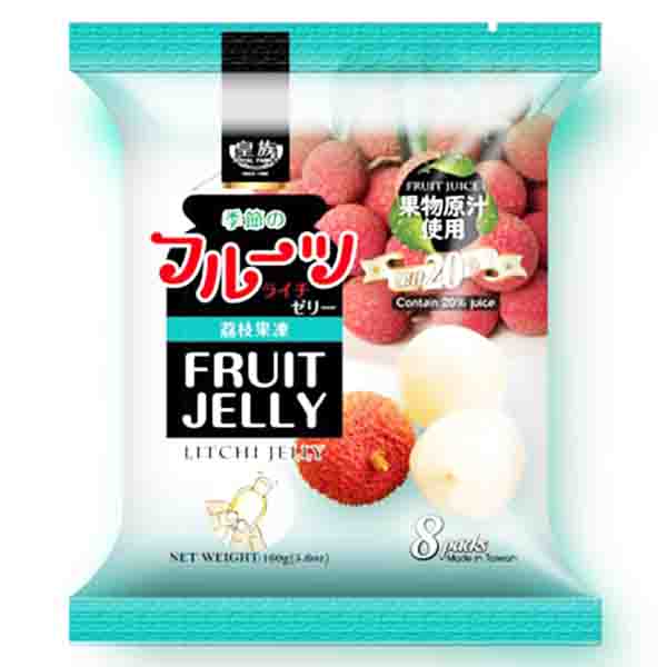 Gelatina ai Litchi 160g(8 Monoporzioni), Royal Family