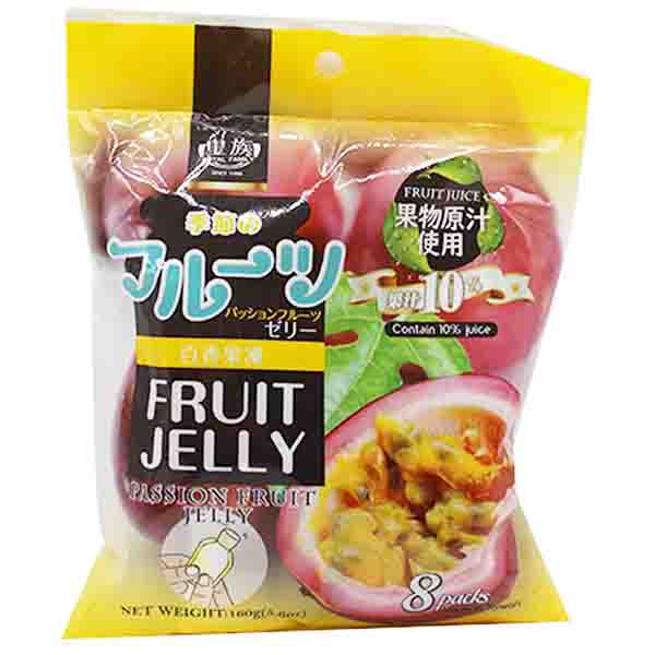 Gelatina al Frutto della Passione 160g(8 Monoporzioni), Royal Family