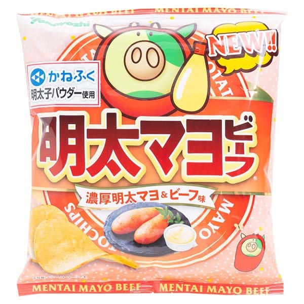 Patatine Mentaiko al Maionese  Manzo 50g, Yamayoshi