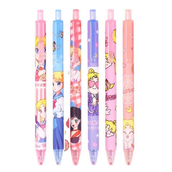 Penne Nere a Sfera Gel di Sailor Moon Penne Nere a Sfera Gel di Sailor Moon