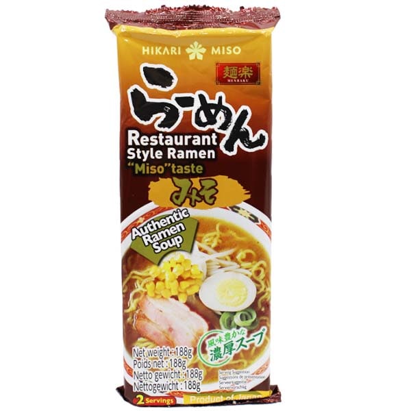 Ramen al Miso 188g(2 Porzioni), Hikari