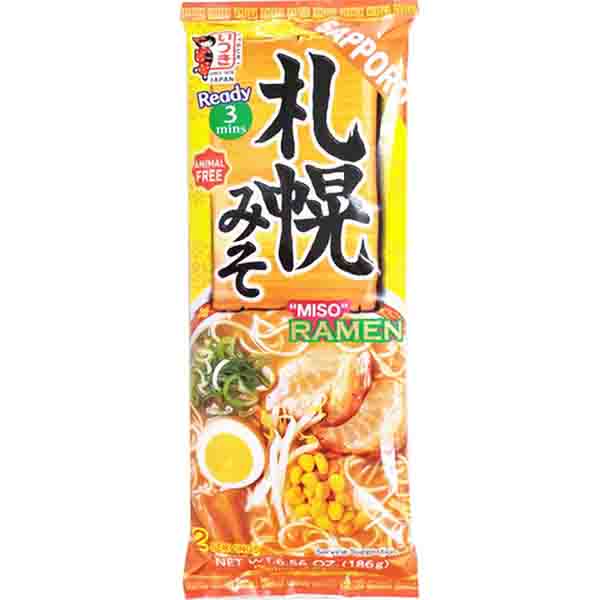Ramen Sapporo al Miso 186g(2 Porzioni), Itsuki