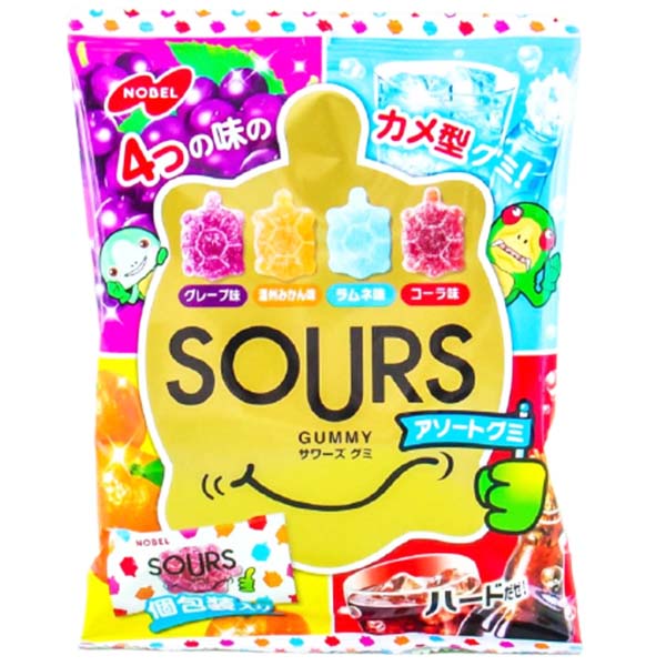 Caramelle Tartaruga Sours con 4 Gusti 100g, Nobel Caramelle Tartaruga Sours con 4 Gusti 100g, Nobel