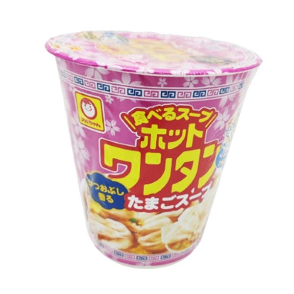 Cup di wonton istantanea con zuppa di uova di bonito 47g (edizione Good Luck), Maruchan (Edizione Limitata)
