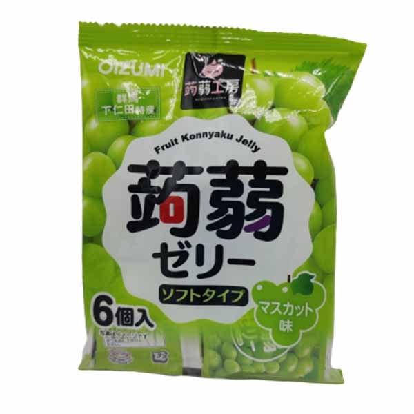 Gelatina di Konjac al gusto di Uva Verde 106g, Oizumi