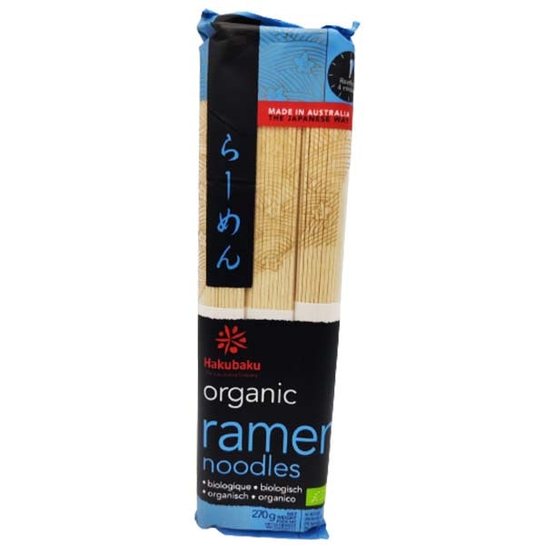 Noodles Ramen Biologici 270g, Hakubaku