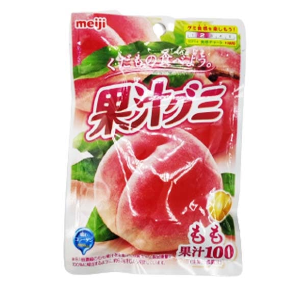 Caramelle Gommose al gusto di Pesca 51g, Meiji