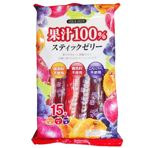 Jelly con puro Succo di Frutta 15 Pezzi, 280g, Ribon